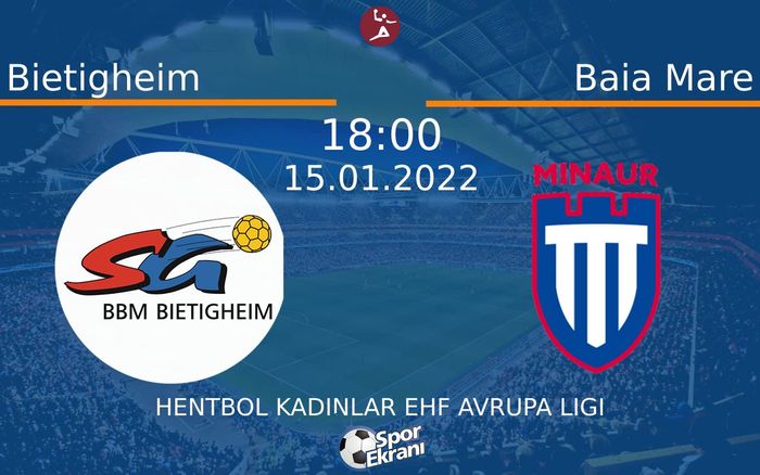 15 Ocak 2022 Bietigheim vs Baia Mare maçı Hangi Kanalda Saat Kaçta Yayınlanacak? 15 Ocak 2022 Bietigheim vs Baia Mare maçı Hangi Kanalda Saat Kaçta Yayınlanacak?