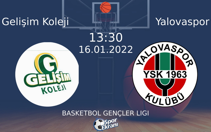 16 Ocak 2022 Gelişim Koleji vs Yalovaspor maçı Hangi Kanalda Saat Kaçta Yayınlanacak? 16 Ocak 2022 Gelişim Koleji vs Yalovaspor maçı Hangi Kanalda Saat Kaçta Yayınlanacak?