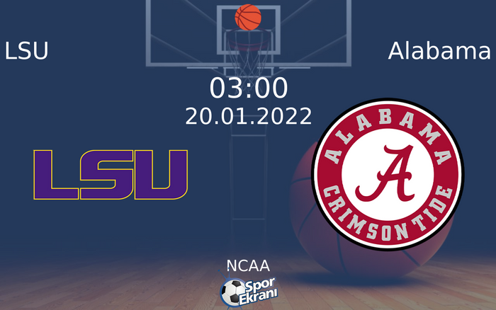 20 Ocak 2022 LSU vs Alabama maçı Hangi Kanalda Saat Kaçta Yayınlanacak? 20 Ocak 2022 LSU vs Alabama maçı Hangi Kanalda Saat Kaçta Yayınlanacak?