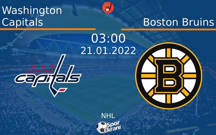 21 Ocak 2022 Washington Capitals vs Boston Bruins maçı Hangi Kanalda Saat Kaçta Yayınlanacak? 21 Ocak 2022 Washington Capitals vs Boston Bruins maçı Hangi Kanalda Saat Kaçta Yayınlanacak?