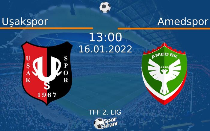 16 Ocak 2022 Uşakspor vs Amedspor maçı Hangi Kanalda Saat Kaçta Yayınlanacak? 16 Ocak 2022 Uşakspor vs Amedspor maçı Hangi Kanalda Saat Kaçta Yayınlanacak?