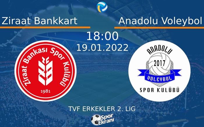 19 Ocak 2022 Ziraat Bankkart vs Anadolu Voleybol maçı Hangi Kanalda Saat Kaçta Yayınlanacak?