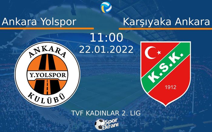 22 Ocak 2022 Ankara Yolspor vs Karşıyaka Ankara maçı Hangi Kanalda Saat Kaçta Yayınlanacak? 22 Ocak 2022 Ankara Yolspor vs Karşıyaka Ankara maçı Hangi Kanalda Saat Kaçta Yayınlanacak?