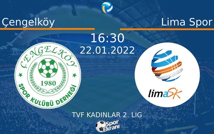 22 Ocak 2022 Çengelköy vs Lima Spor maçı Hangi Kanalda Saat Kaçta Yayınlanacak? 22 Ocak 2022 Çengelköy vs Lima Spor maçı Hangi Kanalda Saat Kaçta Yayınlanacak?