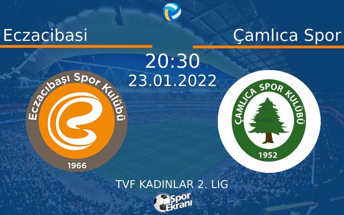 23 Ocak 2022 Eczacibasi vs Çamlıca Spor maçı Hangi Kanalda Saat Kaçta Yayınlanacak? 23 Ocak 2022 Eczacibasi vs Çamlıca Spor maçı Hangi Kanalda Saat Kaçta Yayınlanacak?
