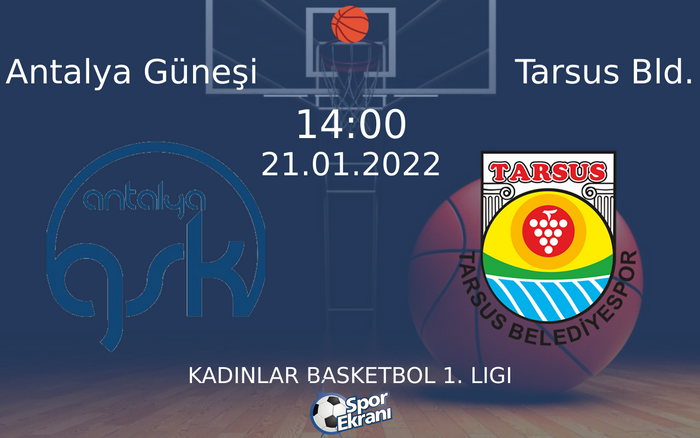 21 Ocak 2022 Antalya Güneşi vs Tarsus Bld. maçı Hangi Kanalda Saat Kaçta Yayınlanacak? 21 Ocak 2022 Antalya Güneşi vs Tarsus Bld. maçı Hangi Kanalda Saat Kaçta Yayınlanacak?