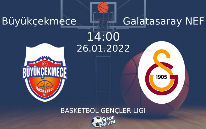 26 Ocak 2022 Büyükçekmece vs Galatasaray NEF maçı Hangi Kanalda Saat Kaçta Yayınlanacak? 26 Ocak 2022 Büyükçekmece vs Galatasaray NEF maçı Hangi Kanalda Saat Kaçta Yayınlanacak?