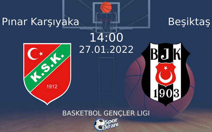 27 Ocak 2022 Pınar Karşıyaka vs Beşiktaş maçı Hangi Kanalda Saat Kaçta Yayınlanacak? 27 Ocak 2022 Pınar Karşıyaka vs Beşiktaş maçı Hangi Kanalda Saat Kaçta Yayınlanacak?