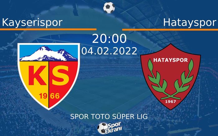 04 Şubat 2022 Kayserispor vs Hatayspor maçı Hangi Kanalda Saat Kaçta Yayınlanacak? 04 Şubat 2022 Kayserispor vs Hatayspor maçı Hangi Kanalda Saat Kaçta Yayınlanacak?