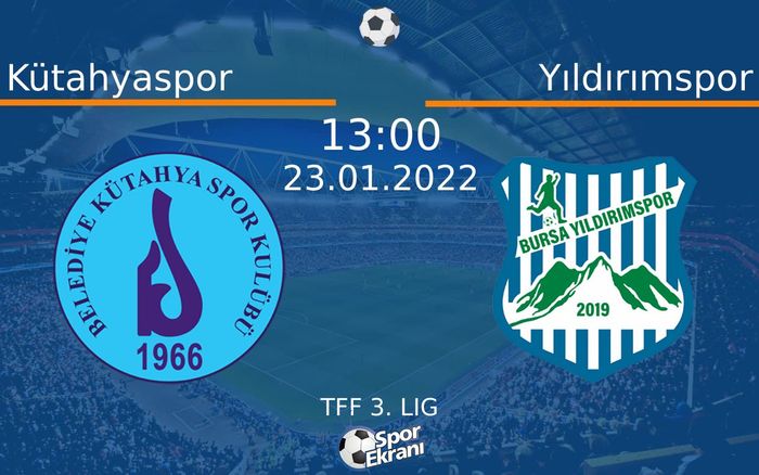 23 Ocak 2022 Kütahyaspor vs Yıldırımspor maçı Hangi Kanalda Saat Kaçta Yayınlanacak? 23 Ocak 2022 Kütahyaspor vs Yıldırımspor maçı Hangi Kanalda Saat Kaçta Yayınlanacak?