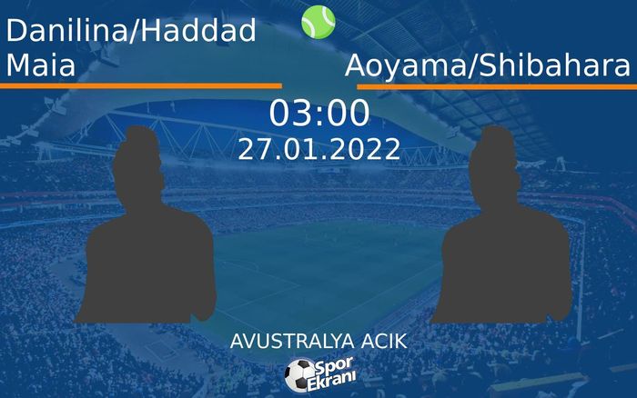 27 Ocak 2022 Danilina/Haddad Maia vs Aoyama/Shibahara maçı Hangi Kanalda Saat Kaçta Yayınlanacak? 27 Ocak 2022 Danilina/Haddad Maia vs Aoyama/Shibahara maçı Hangi Kanalda Saat Kaçta Yayınlanacak?