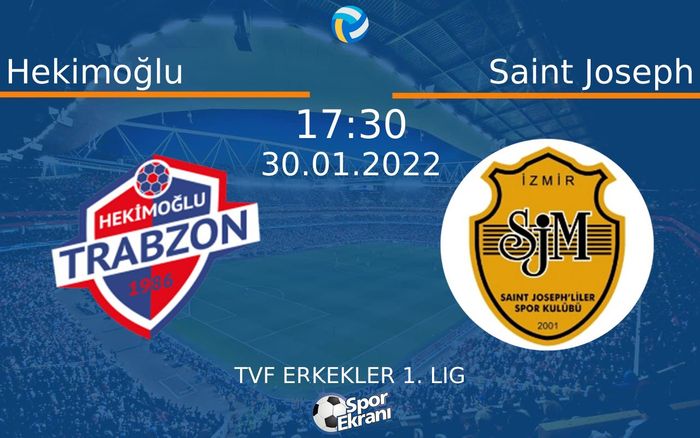 30 Ocak 2022 Hekimoğlu vs Saint Joseph maçı Hangi Kanalda Saat Kaçta Yayınlanacak? 30 Ocak 2022 Hekimoğlu vs Saint Joseph maçı Hangi Kanalda Saat Kaçta Yayınlanacak?