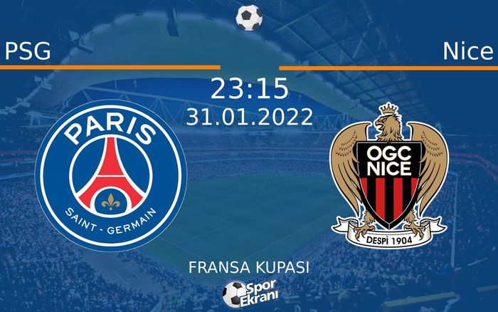 31 Ocak 2022 PSG vs Nice maçı Hangi Kanalda Saat Kaçta Yayınlanacak? 31 Ocak 2022 PSG vs Nice maçı Hangi Kanalda Saat Kaçta Yayınlanacak?