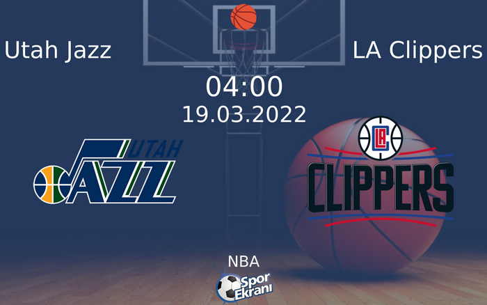 19 Mart 2022 Utah Jazz vs LA Clippers maçı Hangi Kanalda Saat Kaçta Yayınlanacak? 19 Mart 2022 Utah Jazz vs LA Clippers maçı Hangi Kanalda Saat Kaçta Yayınlanacak?