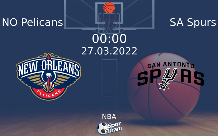 27 Mart 2022 NO Pelicans vs SA Spurs maçı Hangi Kanalda Saat Kaçta Yayınlanacak? 27 Mart 2022 NO Pelicans vs SA Spurs maçı Hangi Kanalda Saat Kaçta Yayınlanacak?