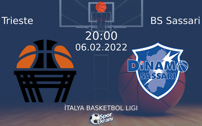 06 Şubat 2022 Trieste vs BS Sassari maçı Hangi Kanalda Saat Kaçta Yayınlanacak? 06 Şubat 2022 Trieste vs BS Sassari maçı Hangi Kanalda Saat Kaçta Yayınlanacak?