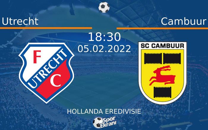 05 Şubat 2022 Utrecht vs Cambuur maçı Hangi Kanalda Saat Kaçta Yayınlanacak? 05 Şubat 2022 Utrecht vs Cambuur maçı Hangi Kanalda Saat Kaçta Yayınlanacak?