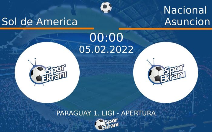 05 Şubat 2022 Sol de America vs Nacional Asuncion maçı Hangi Kanalda Saat Kaçta Yayınlanacak? 05 Şubat 2022 Sol de America vs Nacional Asuncion maçı Hangi Kanalda Saat Kaçta Yayınlanacak?