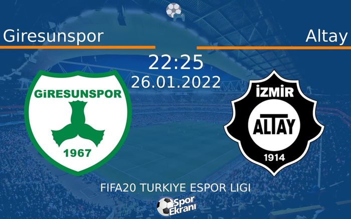 26 Ocak 2022 Giresunspor vs Altay maçı Hangi Kanalda Saat Kaçta Yayınlanacak? 26 Ocak 2022 Giresunspor vs Altay maçı Hangi Kanalda Saat Kaçta Yayınlanacak?