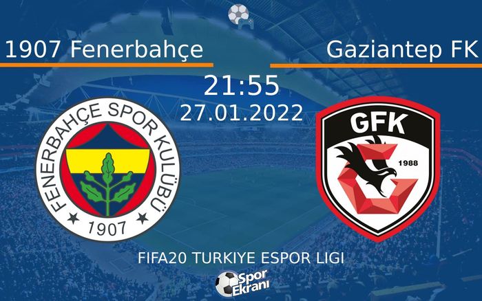 27 Ocak 2022 1907 Fenerbahçe vs Gaziantep FK maçı Hangi Kanalda Saat Kaçta Yayınlanacak? 27 Ocak 2022 1907 Fenerbahçe vs Gaziantep FK maçı Hangi Kanalda Saat Kaçta Yayınlanacak?