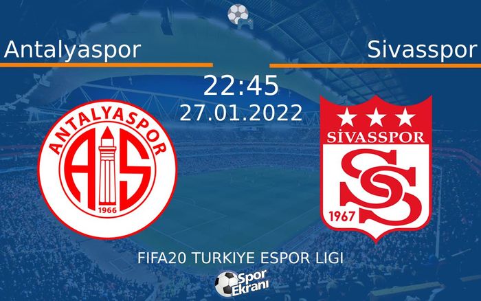 27 Ocak 2022 Antalyaspor vs Sivasspor maçı Hangi Kanalda Saat Kaçta Yayınlanacak? 27 Ocak 2022 Antalyaspor vs Sivasspor maçı Hangi Kanalda Saat Kaçta Yayınlanacak?