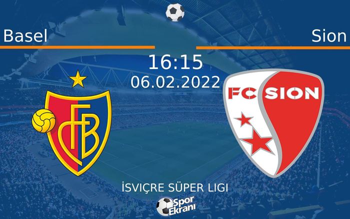06 Şubat 2022 Basel vs Sion maçı Hangi Kanalda Saat Kaçta Yayınlanacak? 06 Şubat 2022 Basel vs Sion maçı Hangi Kanalda Saat Kaçta Yayınlanacak?