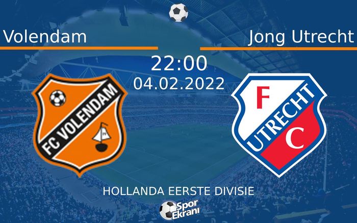 04 Şubat 2022 Volendam vs Jong Utrecht maçı Hangi Kanalda Saat Kaçta Yayınlanacak? 04 Şubat 2022 Volendam vs Jong Utrecht maçı Hangi Kanalda Saat Kaçta Yayınlanacak?
