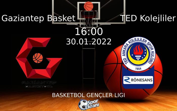 30 Ocak 2022 Gaziantep Basket vs TED Kolejliler maçı Hangi Kanalda Saat Kaçta Yayınlanacak? 30 Ocak 2022 Gaziantep Basket vs TED Kolejliler maçı Hangi Kanalda Saat Kaçta Yayınlanacak?