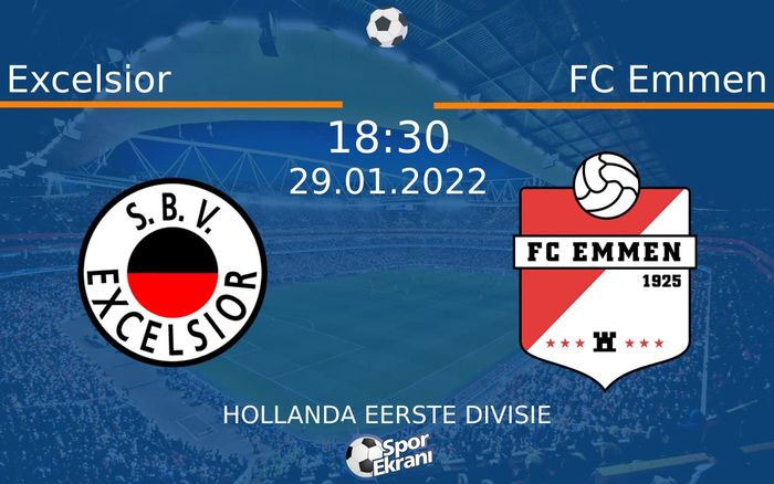 29 Ocak 2022 Excelsior vs FC Emmen maçı Hangi Kanalda Saat Kaçta Yayınlanacak? 29 Ocak 2022 Excelsior vs FC Emmen maçı Hangi Kanalda Saat Kaçta Yayınlanacak?