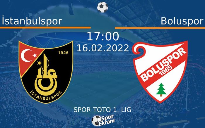16 Şubat 2022 İstanbulspor vs Boluspor maçı Hangi Kanalda Saat Kaçta Yayınlanacak? 16 Şubat 2022 İstanbulspor vs Boluspor maçı Hangi Kanalda Saat Kaçta Yayınlanacak?