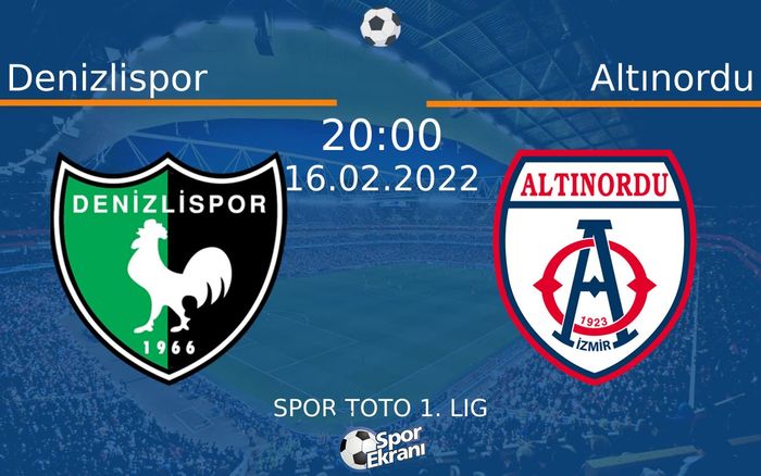 16 Şubat 2022 Denizlispor vs Altınordu maçı Hangi Kanalda Saat Kaçta Yayınlanacak? 16 Şubat 2022 Denizlispor vs Altınordu maçı Hangi Kanalda Saat Kaçta Yayınlanacak?