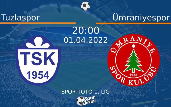 01 Nisan 2022 Tuzlaspor vs Ümraniyespor maçı Hangi Kanalda Saat Kaçta Yayınlanacak? 01 Nisan 2022 Tuzlaspor vs Ümraniyespor maçı Hangi Kanalda Saat Kaçta Yayınlanacak?
