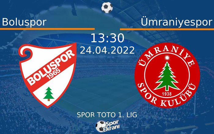 24 Nisan 2022 Boluspor vs Ümraniyespor maçı Hangi Kanalda Saat Kaçta Yayınlanacak? 24 Nisan 2022 Boluspor vs Ümraniyespor maçı Hangi Kanalda Saat Kaçta Yayınlanacak?