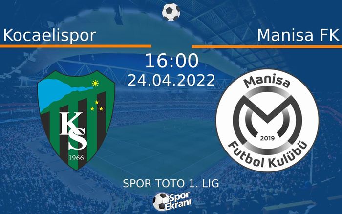 24 Nisan 2022 Kocaelispor vs Manisa FK maçı Hangi Kanalda Saat Kaçta Yayınlanacak? 24 Nisan 2022 Kocaelispor vs Manisa FK maçı Hangi Kanalda Saat Kaçta Yayınlanacak?