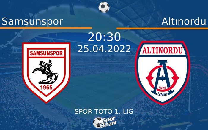 25 Nisan 2022 Samsunspor vs Altınordu maçı Hangi Kanalda Saat Kaçta Yayınlanacak? 25 Nisan 2022 Samsunspor vs Altınordu maçı Hangi Kanalda Saat Kaçta Yayınlanacak?