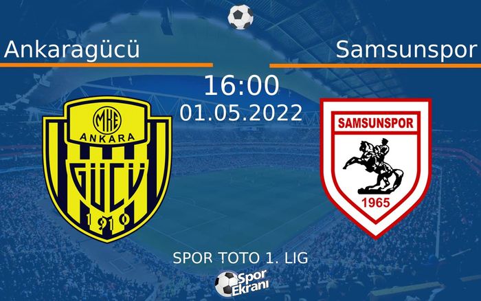 01 Mayıs 2022 Ankaragücü vs Samsunspor maçı Hangi Kanalda Saat Kaçta Yayınlanacak? 01 Mayıs 2022 Ankaragücü vs Samsunspor maçı Hangi Kanalda Saat Kaçta Yayınlanacak?