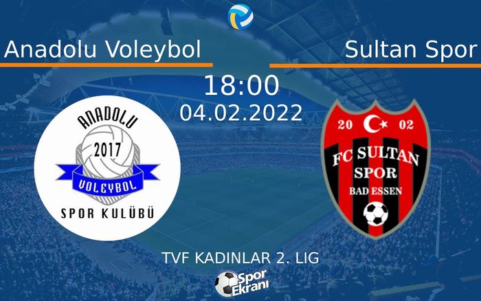 04 Şubat 2022 Anadolu Voleybol vs Sultan Spor maçı Hangi Kanalda Saat Kaçta Yayınlanacak? 04 Şubat 2022 Anadolu Voleybol vs Sultan Spor maçı Hangi Kanalda Saat Kaçta Yayınlanacak?