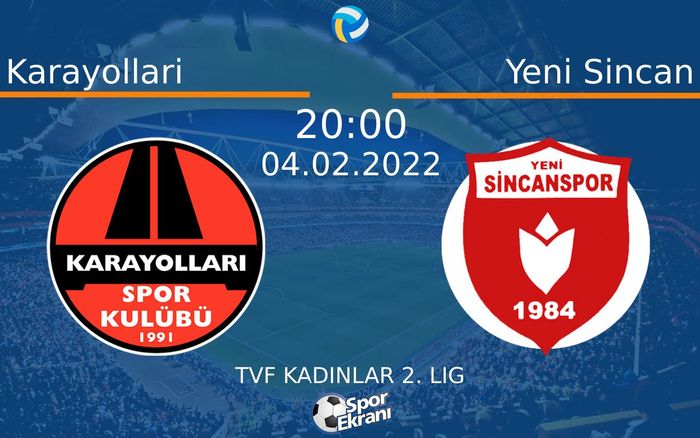 04 Şubat 2022 Karayollari vs Yeni Sincan maçı Hangi Kanalda Saat Kaçta Yayınlanacak? 04 Şubat 2022 Karayollari vs Yeni Sincan maçı Hangi Kanalda Saat Kaçta Yayınlanacak?