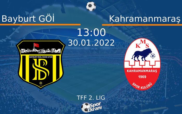 30 Ocak 2022 Bayburt GÖİ vs Kahramanmaraş maçı Hangi Kanalda Saat Kaçta Yayınlanacak? 30 Ocak 2022 Bayburt GÖİ vs Kahramanmaraş maçı Hangi Kanalda Saat Kaçta Yayınlanacak?