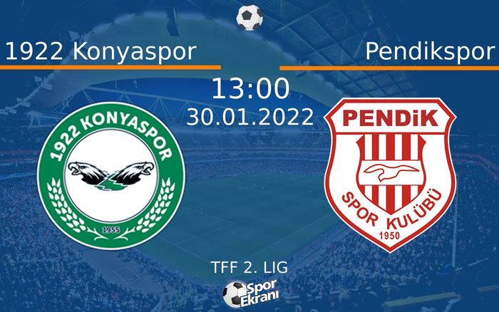 30 Ocak 2022 1922 Konyaspor vs Pendikspor maçı Hangi Kanalda Saat Kaçta Yayınlanacak? 30 Ocak 2022 1922 Konyaspor vs Pendikspor maçı Hangi Kanalda Saat Kaçta Yayınlanacak?