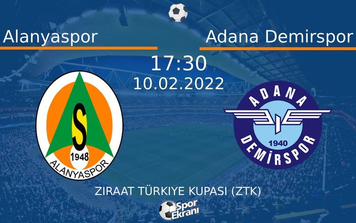 10 Şubat 2022 Alanyaspor vs Adana Demirspor maçı Hangi Kanalda Saat Kaçta Yayınlanacak? 10 Şubat 2022 Alanyaspor vs Adana Demirspor maçı Hangi Kanalda Saat Kaçta Yayınlanacak?