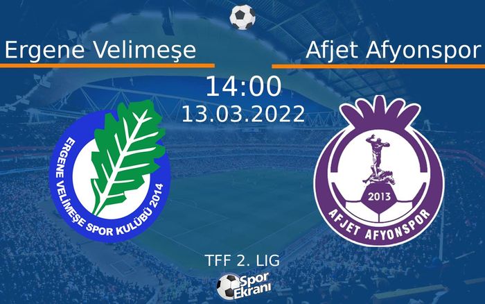13 Mart 2022 Ergene Velimeşe vs Afjet Afyonspor maçı Hangi Kanalda Saat Kaçta Yayınlanacak? 13 Mart 2022 Ergene Velimeşe vs Afjet Afyonspor maçı Hangi Kanalda Saat Kaçta Yayınlanacak?