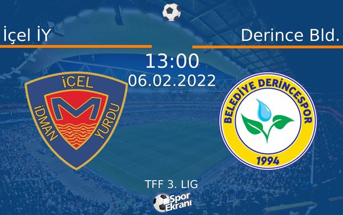 06 Şubat 2022 İçel İY vs Derince Bld. maçı Hangi Kanalda Saat Kaçta Yayınlanacak? 06 Şubat 2022 İçel İY vs Derince Bld. maçı Hangi Kanalda Saat Kaçta Yayınlanacak?