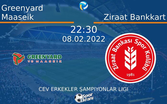 08 Şubat 2022 Greenyard Maaseik vs Ziraat Bankkart maçı Hangi Kanalda Saat Kaçta Yayınlanacak? 08 Şubat 2022 Greenyard Maaseik vs Ziraat Bankkart maçı Hangi Kanalda Saat Kaçta Yayınlanacak?