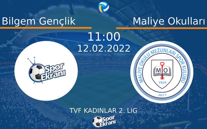12 Şubat 2022 Bilgem Gençlik vs Maliye Okulları maçı Hangi Kanalda Saat Kaçta Yayınlanacak? 12 Şubat 2022 Bilgem Gençlik vs Maliye Okulları maçı Hangi Kanalda Saat Kaçta Yayınlanacak?