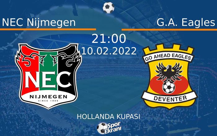 10 Şubat 2022 NEC Nijmegen vs G.A. Eagles maçı Hangi Kanalda Saat Kaçta Yayınlanacak? 10 Şubat 2022 NEC Nijmegen vs G.A. Eagles maçı Hangi Kanalda Saat Kaçta Yayınlanacak?