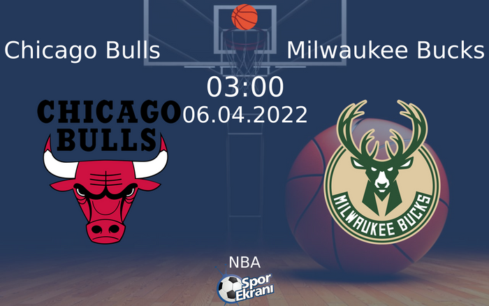 06 Nisan 2022 Chicago Bulls vs Milwaukee Bucks maçı Hangi Kanalda Saat Kaçta Yayınlanacak? 06 Nisan 2022 Chicago Bulls vs Milwaukee Bucks maçı Hangi Kanalda Saat Kaçta Yayınlanacak?