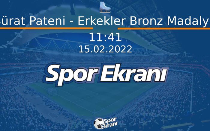 15 Şubat 2022 2022 Pekin Kiş Olimpiyatlari - Sürat Pateni - Erkekler Bronz Madalya Hangi Kanalda Saat Kaçta Yayınlanacak? 15 Şubat 2022 2022 Pekin Kiş Olimpiyatlari - Sürat Pateni - Erkekler Bronz Madalya Hangi Kanalda Saat Kaçta Yayınlanacak?