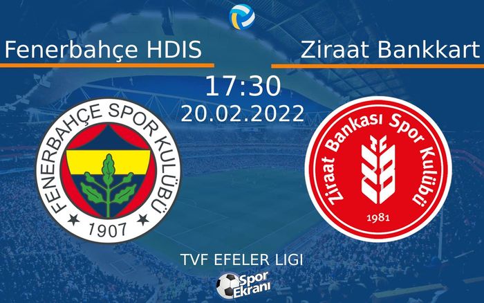 20 Şubat 2022 Fenerbahçe HDIS vs Ziraat Bankkart maçı Hangi Kanalda Saat Kaçta Yayınlanacak? 20 Şubat 2022 Fenerbahçe HDIS vs Ziraat Bankkart maçı Hangi Kanalda Saat Kaçta Yayınlanacak?