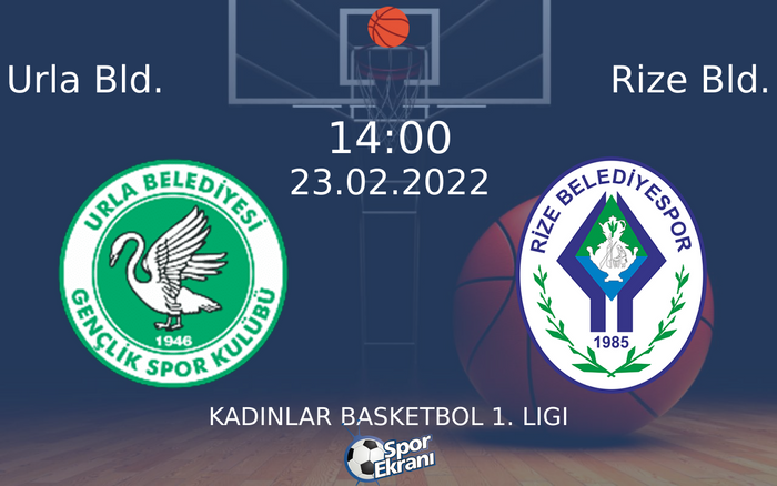23 Şubat 2022 Urla Bld. vs Rize Bld. maçı Hangi Kanalda Saat Kaçta Yayınlanacak? 23 Şubat 2022 Urla Bld. vs Rize Bld. maçı Hangi Kanalda Saat Kaçta Yayınlanacak?